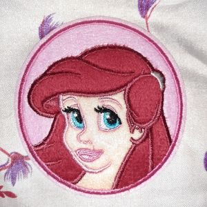 New Little Mermaid Ariel Embroidered Patch Applique